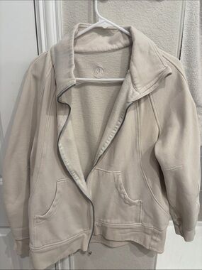lululemon athletica Women's Cream Fleece Jacket